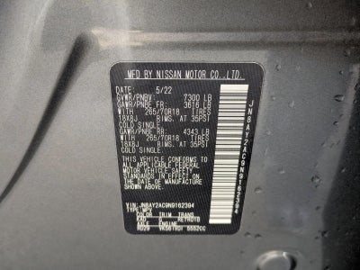 2022 Nissan Armada 4x2 SV