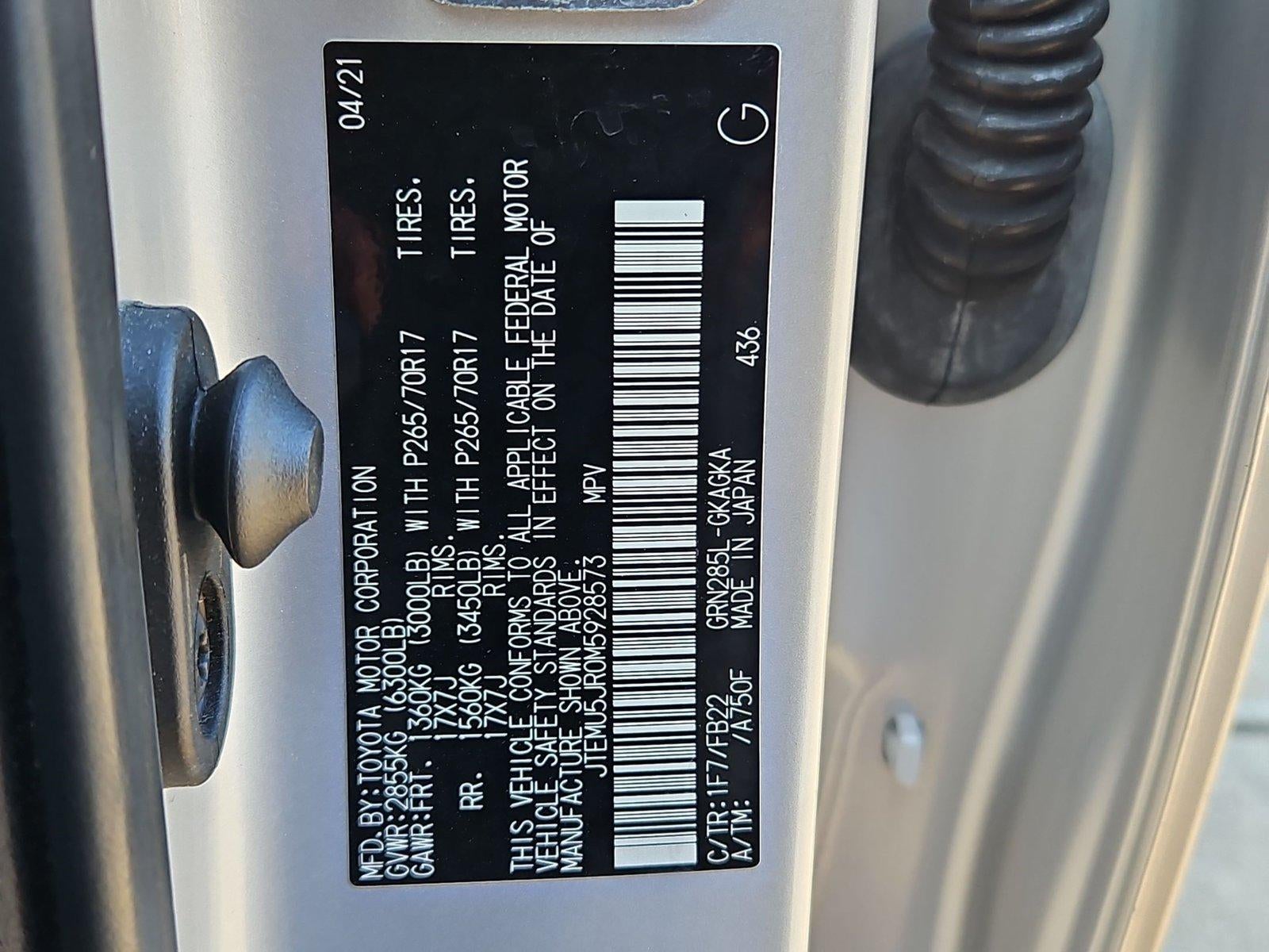 2021 Toyota 4Runner SR5 4WD (GS)