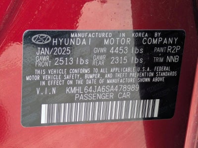 2025 Hyundai SONATA SEL FWD
