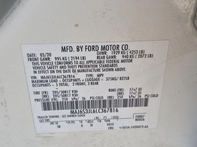 2020 Ford EcoSport SES 4WD