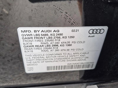 2021 Audi Q5 Premium 45 TFSI quattro