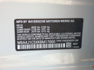 2019 BMW 430i Gran Coupe