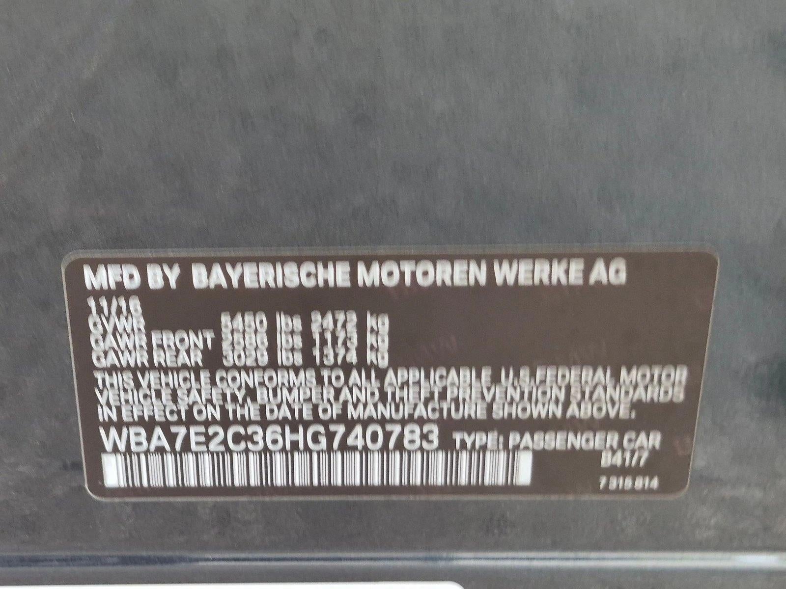2017 BMW 740i Sedan