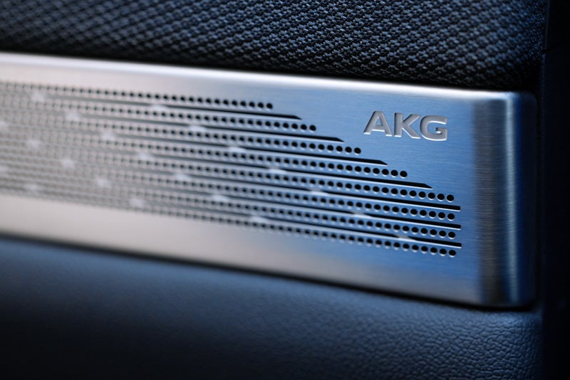 Close-up View of the AKG Studio Audio Speaker | AutoNation Cadillac Corpus Christi in Corpus Christi TX