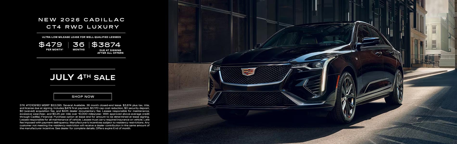 2026 Cadillac CT4 Luxury