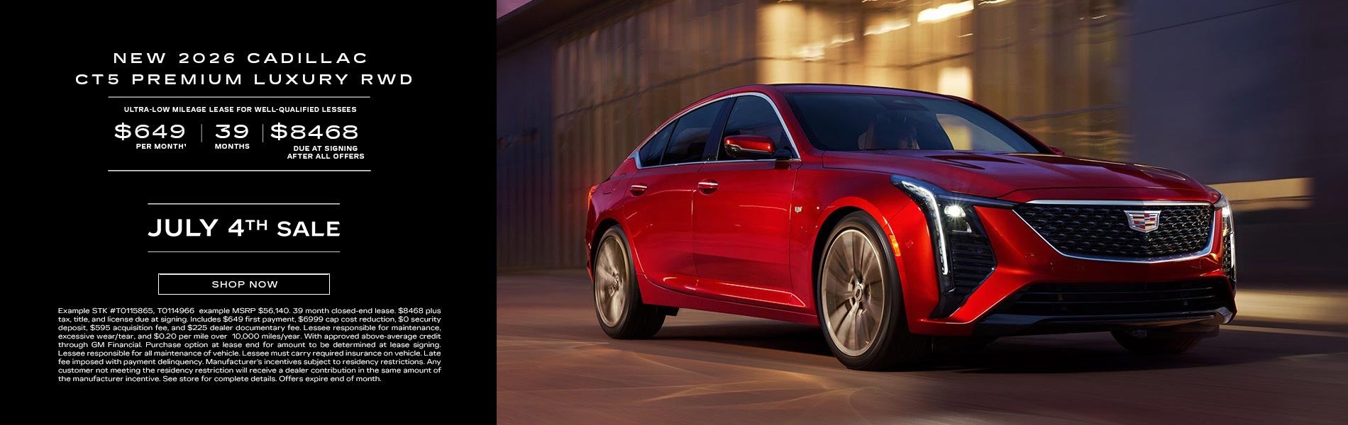 2026 Cadillac CT5 Luxury